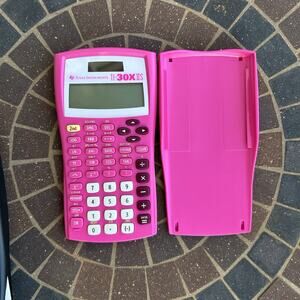 Texas Instruments - TI-30X IIS - Scientific Calculator 2 Line Solar - PINK Used